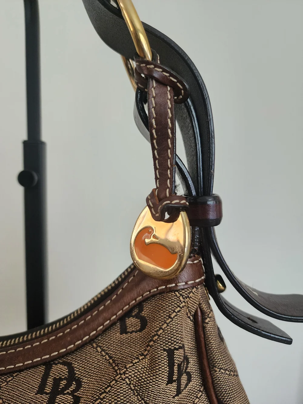 Dooney & Bourke Signature Monogram Canvas Hobo bag